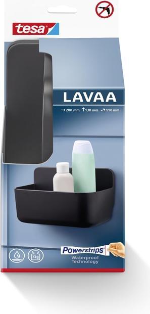 Actual product image tesa LAVAA Shower basket, small incl. adhesive solution without drilling