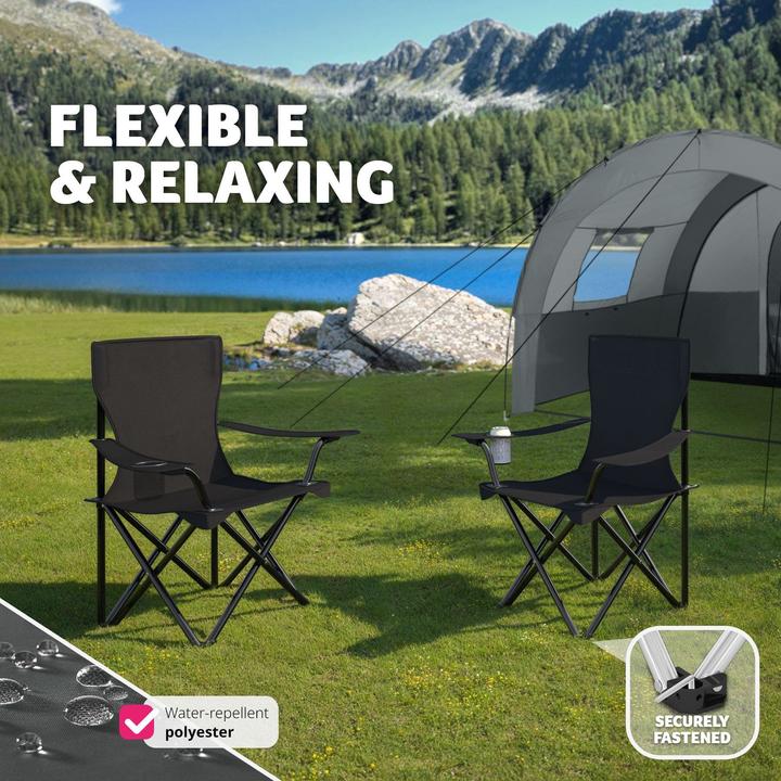 Image du produit tectake 2 chaises de camping Gil