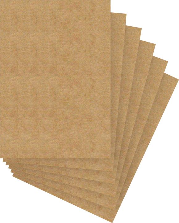 Actual product image Ursus Menu cards "Kraft cardboard", 6 pieces (200 g/m², 6 x)
