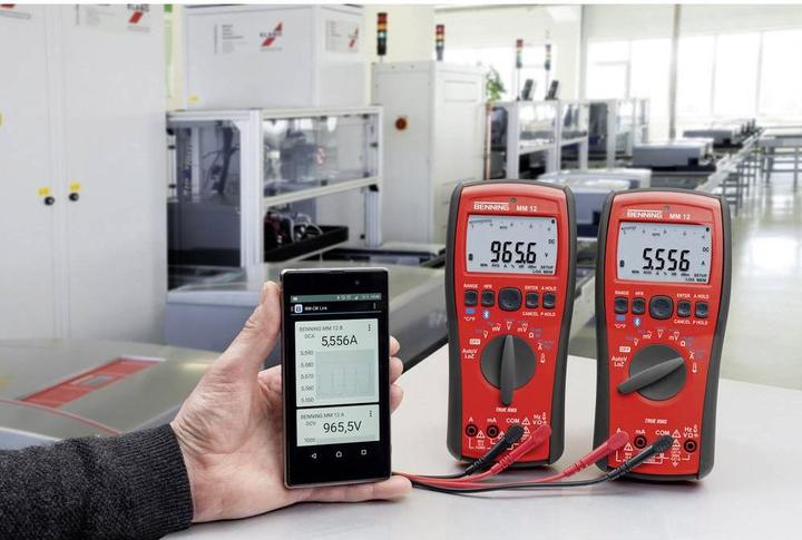 Image du produit Benning Multimètre portable numérique MM 12 (CAT IV 600V, CAT III 1000V)
