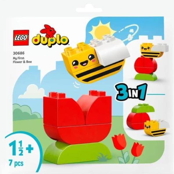 Actual product image LEGO My first flower with a bee (30686)