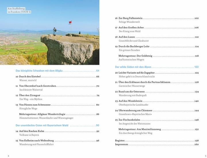 Nährwerte und Zutaten Die Wander-Bucket-List Bayern (Deutsch, Lisa Bahnmüller, Wilfried Bahnmüller, 2022)