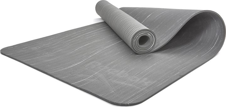Actual product image Reebok Camo yoga mat, 5mm, blue/black (5 mm)