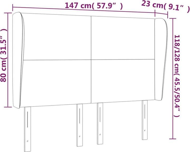 Produktbild VidaXL Franya (147 x 23 x 128 cm)