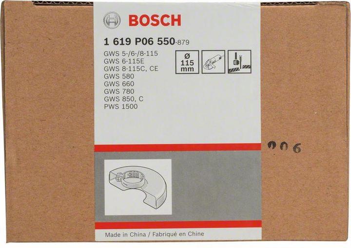 Immagine prodotto Bosch Professional Zubehör Cofano di protezione con piastra di copertura. 115 mm. adatto per GWS