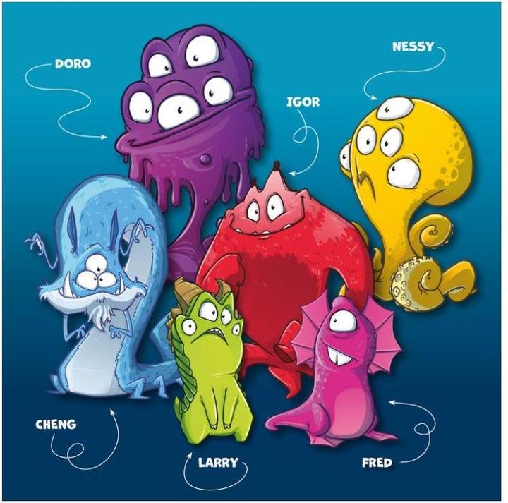 Productafbeelding Kosmos Familiespel Monster 12 (Duits)