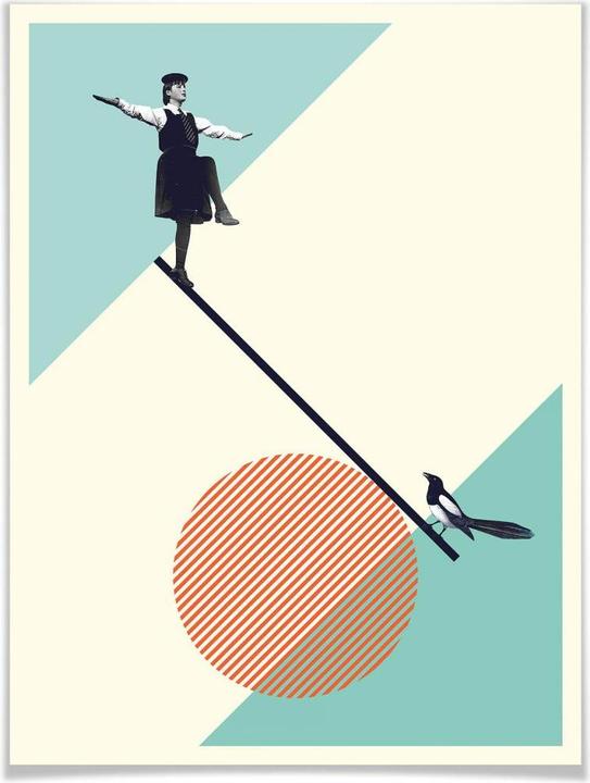 Actual product image Trenddeko B is for Balance (30 x 40 cm)