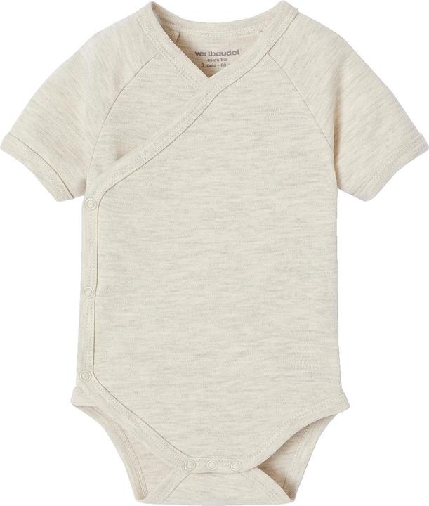 Actual product image Vertbaudet Bio-Kollektion: 5er-Pack Baby Kurzarm-Bodys mit Heissluftballon (56)