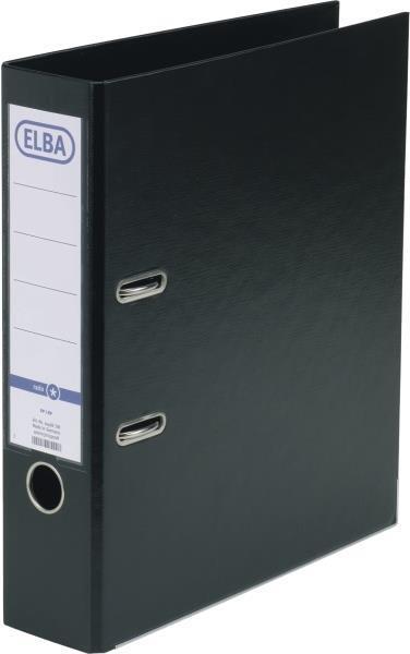 Produktbild Elba Ordner rado star, Rückenbreite: 80 mm, schwarz, DIN A4 Einband aussen (A4, 80 mm, 1 Stück)