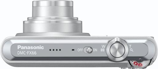 Produktbild Panasonic Lumix FX66, 14Mpixel, 5xWW-Zoom, HD-Movie, Schwarz (1/2,3'')