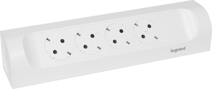 Image du produit Legrand Multiprise d'angle 4x prise, sans câble Ultra blanc 694503 (4 x, CEE 7/3, CEE)