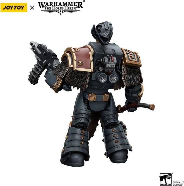 Actual product image Joy Toy Warhammer The Horus Heresy Action Figure 1/18 Space Wolves Varagyr Wolf Guard Squad Varagyr