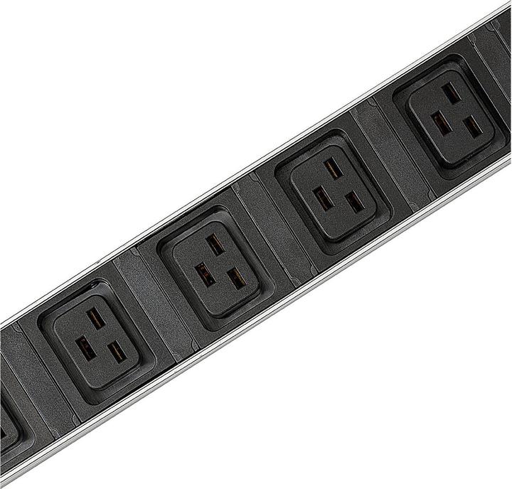 Image du produit Steffen Steckdosenleiste ALU MODULAR, 8xC19 (16A/250V) schwarz, 3m/C20 (8 x, C19, 3 m)