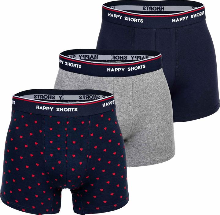 Image du produit Happy shorts Boxer Casual Confortable à porter (XL, Lot de 3)
