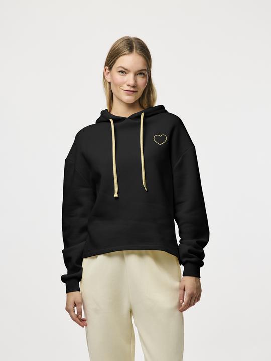 Produktbild Pieces Pcchilli Ls Heart Hoodie Noos Bc (L)