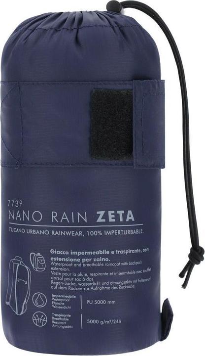 Actual product image Tucano Urbano TU Nano rain jacket Zeta unisex blue 3XL (3XL)