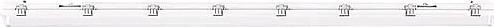 Produktbild Ledvance Feuchtraumleuchte IP65 Grau für 1x LED-Tube 1500mm 230V (KVG/VVG) (G13)