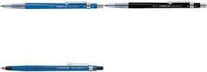 Image du produit Staedtler Stylo à mines tombantes Mars technico 780 C noir pour mines 2 mm avec clip et poussoir (2 mm, HB, 1 x)