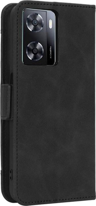 Actual product image Cover-Discount OPPO A57s - Case with many card slots black (Oppo A57s)