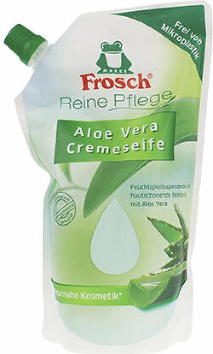 Produktbild Frosch ECO Flüssigseife Aloe vera Ersatzkartusche 500 ml (Flüssigseife, 500 ml)