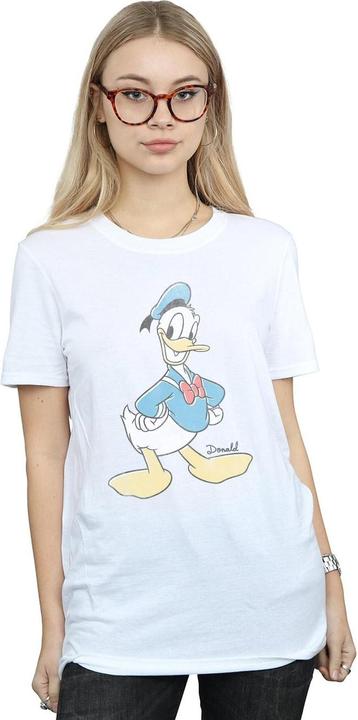 Actual product image Disney Womens/Ladies Donald Duck Classic Donald Cotton Boyfriend T-Shirt (S)