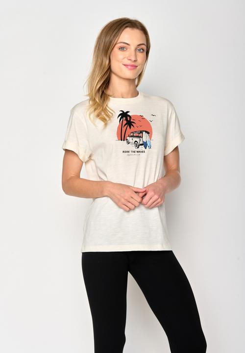 Produktbild Greenbomb Women's Nature Beach Trip Stop T-Shirt (XXL)