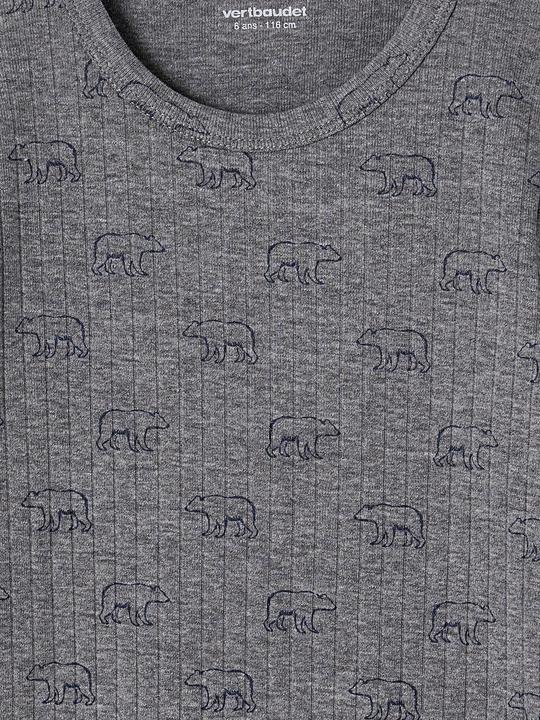 Produktbild Vertbaudet 3er-Pack Jungen Shirts aus Rippjersey, Bären (140)