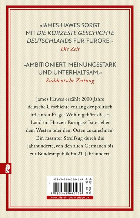 Produktbild Die kürzeste Geschichte Deutschlands (Deutsch, James Hawes, 2019)