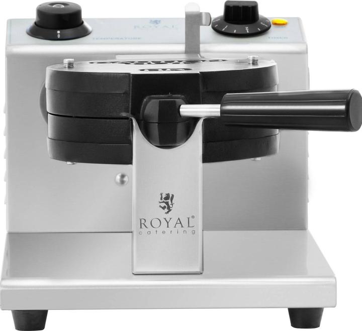Image du produit Royal Catering Gaufrier professionnel - rond - 4 petites gaufres - 1200 W -