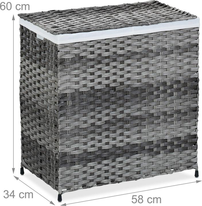 Actual product image Relaxdays Laundry basket (110 l)