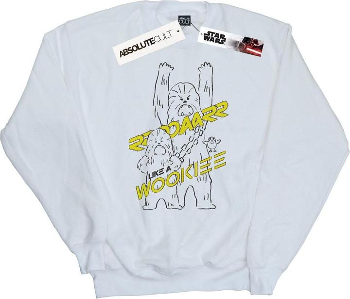 Actual product image Star Wars Mens Roar Like A Wookiee Sweatshirt (S)