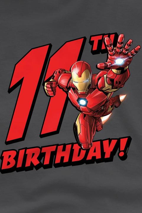 Immagine prodotto Iron Man Maglietta 11 ° compleanno Bambini (152, 158)