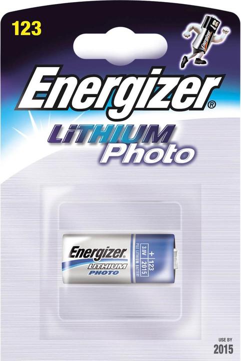 Actual product image Energizer 123 (1 pcs., CR123A, 1500 mAh)
