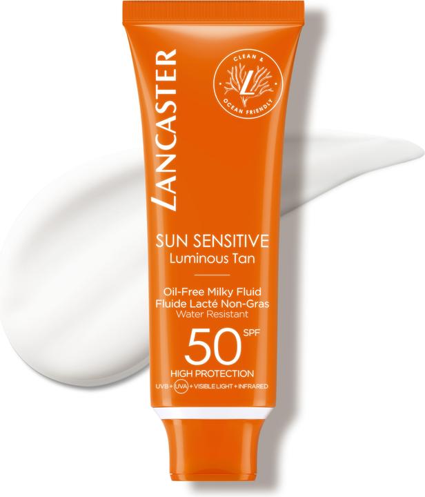Produktbild Lancaster Clean Sun Sensitive Milky Fluid (Sonnencreme Gesicht, SPF 50, 50 ml, 150 g)
