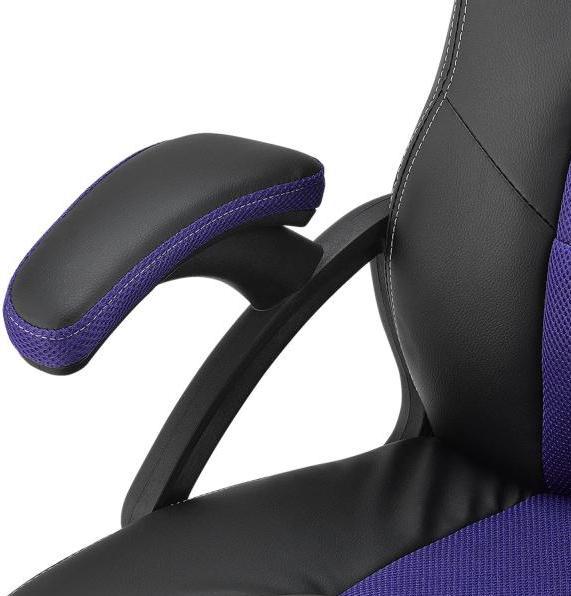 Actual product image Juskys Racing Desk Chair Montreal purple