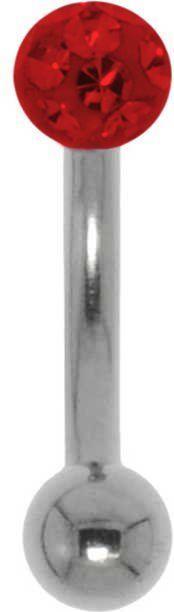 Produktbild Bijouteria Augenbrauenpiercing (Edelstahl, Kristall, Epoxiharz)