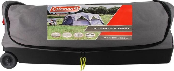 Immagine prodotto Coleman 2176828 Tenda ottagonale con grandi finestre, con vista panoramica a 360 gradi (Tenda a cupola, 20.70 kg, 8 persone)