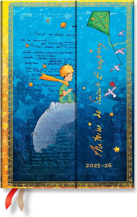 Produktbild Paperblanks PAPERBLAN Agenda Petit Prince Midi 25/26 DF0870-6 1W/2S 13M FR HOR HC 13x18cm (13 x 18 cm, Französisch)