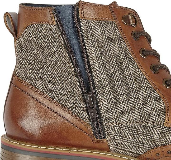 Produktbild Roamers Stiefeletten Fischgrätmuster Leder (43)