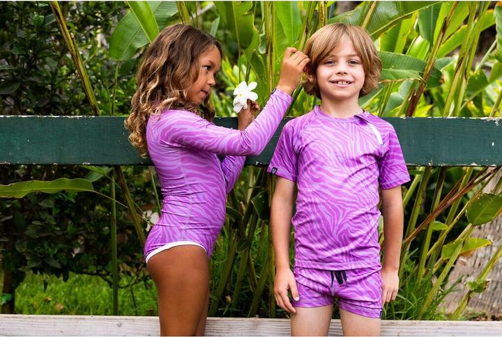 Produktbild Beach & Bandits UV Badeshirt Purple Shade Tiger (92)