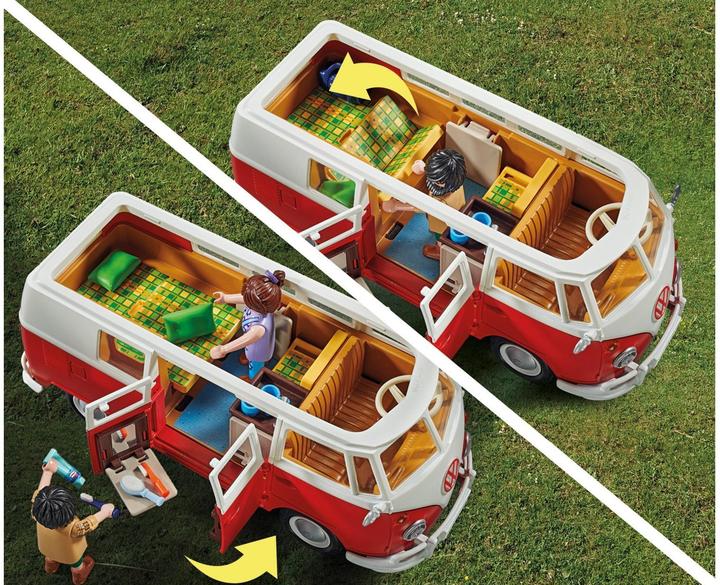 Immagine prodotto Playmobil Bus da campeggio Volkswagen T1 (70176, Playmobil Volkswagen)