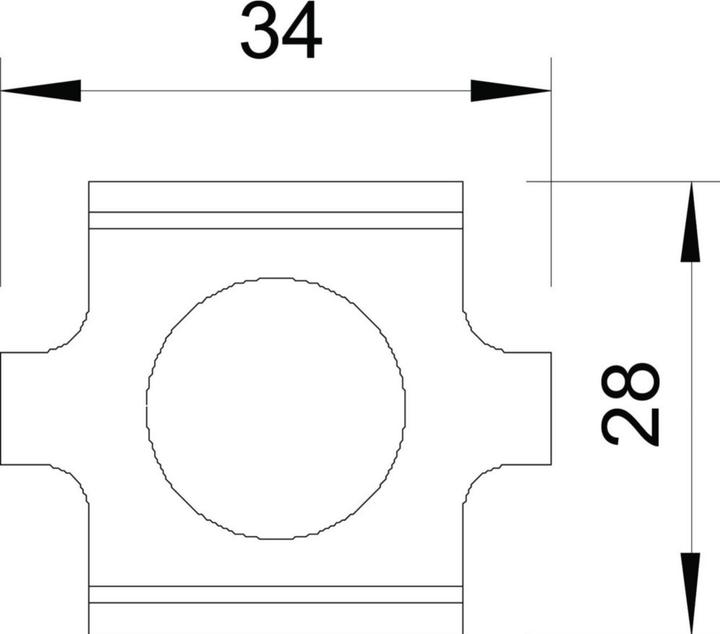 Actual product image OBO Bettermann Vertr butt connector GSV 34 FT