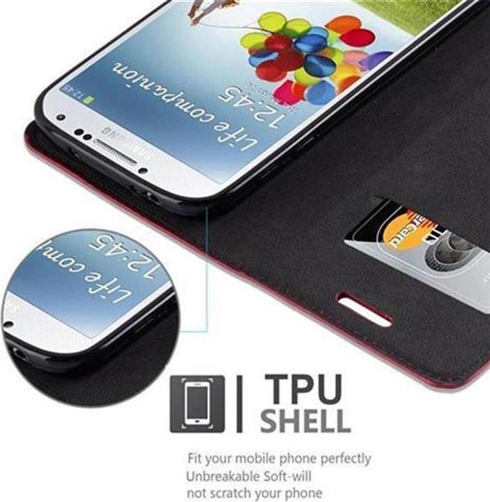 Actual product image Cadorabo Book Invisible Magnet Cover (Samsung Galaxy S4)