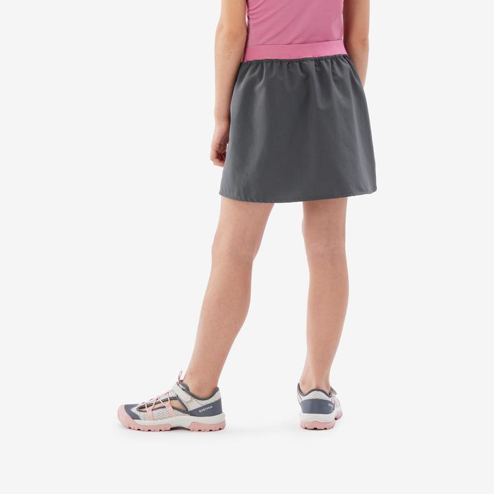 Produktbild Quechua Hosenrock Kinder Gr. 122–170 Wandern - MH100 grau (12, 13, 14)