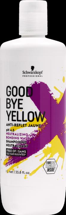 Schwarzkopf Goodbye Yellow Neutralizing Bonding Wash Shampoo (1000 ml, Flüssiges Shampoo)