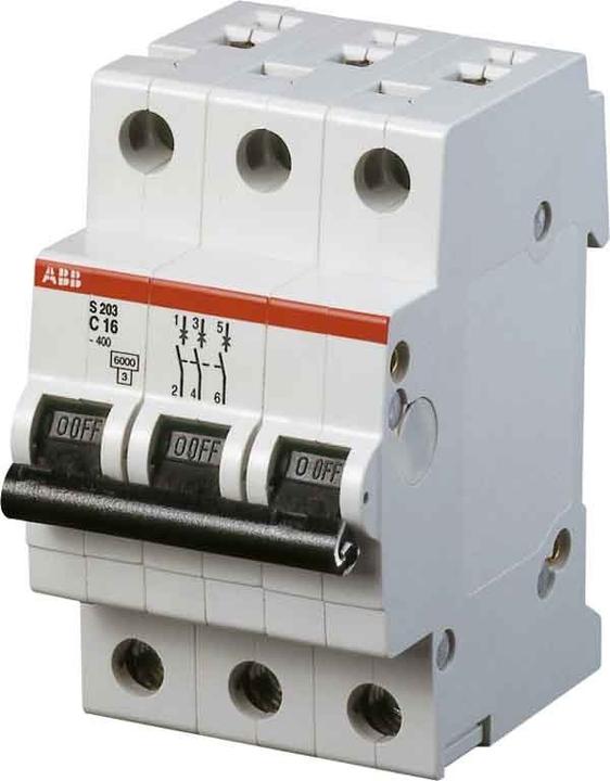 Produktbild ABB S203-C4 Sicherungsautomat 4A pro M compact 3-polig