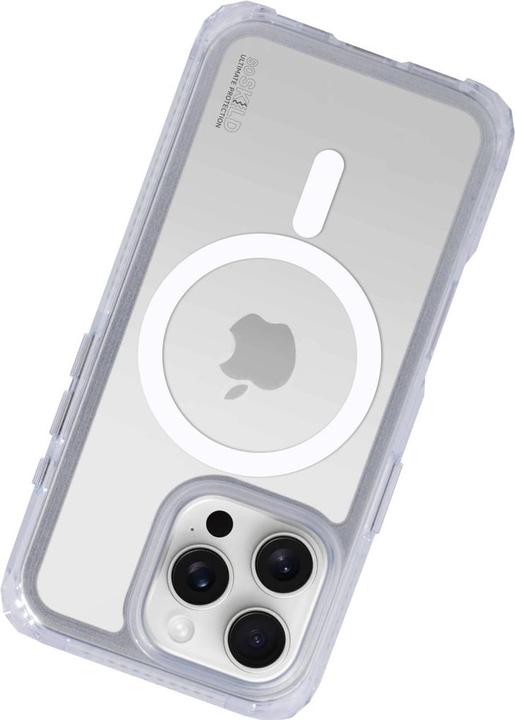 Actual product image SoSkild Apple iPhone 16 Pro Defend Case Magnetic Ring Transparent (Apple iPhone 16 Pro)