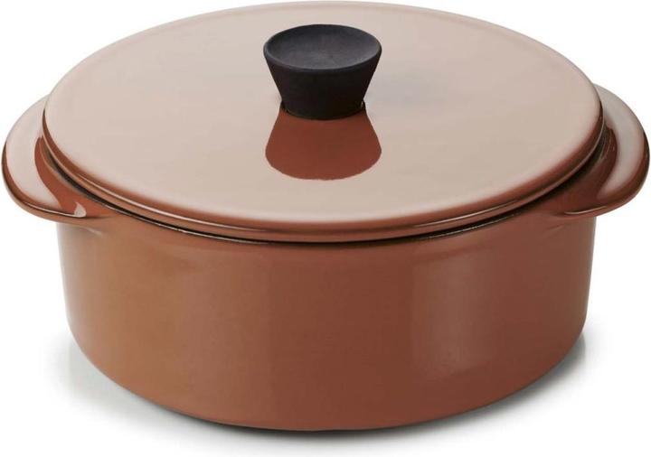 Revol Caractere Casserole With Lid 25cl Cinnamon (12 cm)