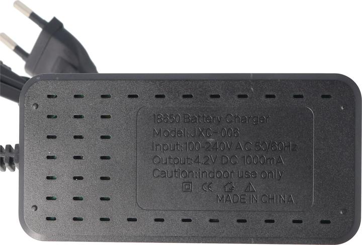 Actual product image AccuCell Ladegerät für 1 oder 2 Stück 18650 Li-ion Akku, 17670 Li-ion Akku (Chargers without battery)