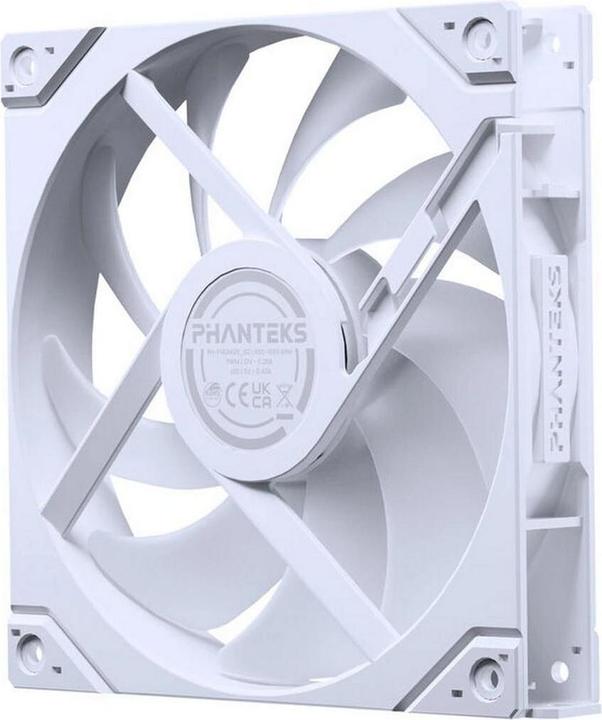 Image du produit Phanteks Ventilateur M25 Gen2 PWM D-RGB - Lame inversée, 140mm, blanc (140 mm)